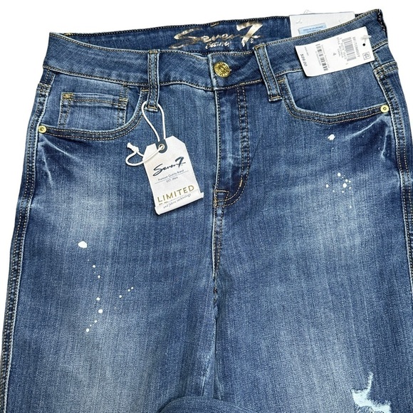 Seven7 weekend boyfriend limited edition jeans NWT 4 - Picture 4 of 8